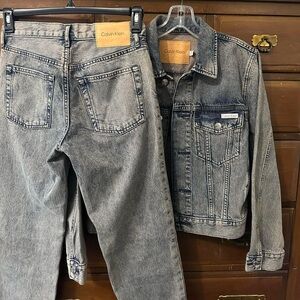 Calvin Klein Jean & Jacket Set
